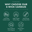 Load image into Gallery viewer, White Pine Lake Large 3-Wick Candle
