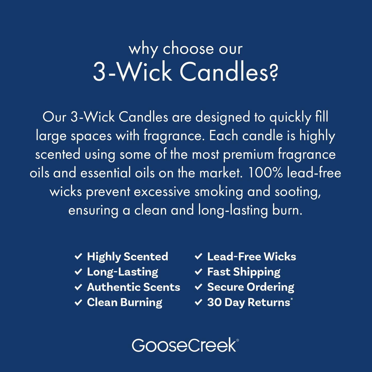 White Water Springs 3-Wick Candle