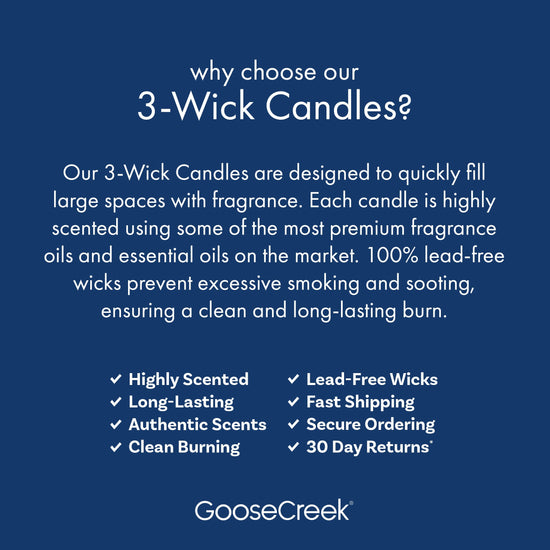 White Water Springs 3-Wick Candle