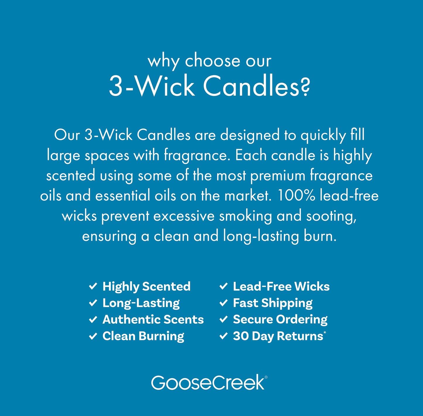 White Water Springs 3-Wick Candle