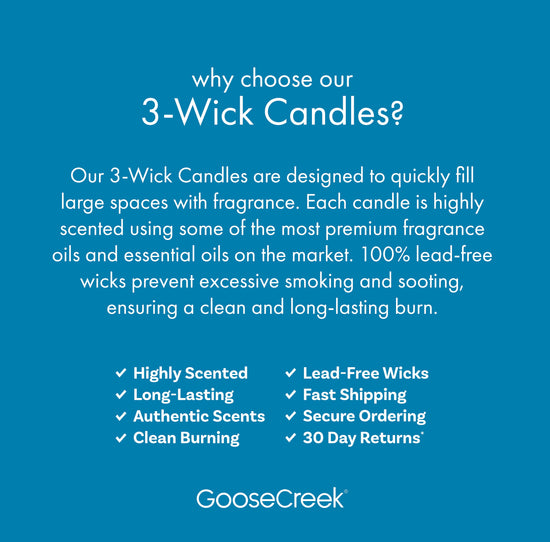 White Water Springs 3-Wick Candle