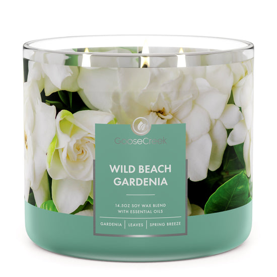 Wild Beach Gardenia Large 3-Wick Candle