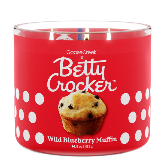 Wild Blueberry Muffin Betty Crocker 3-Wick Candle