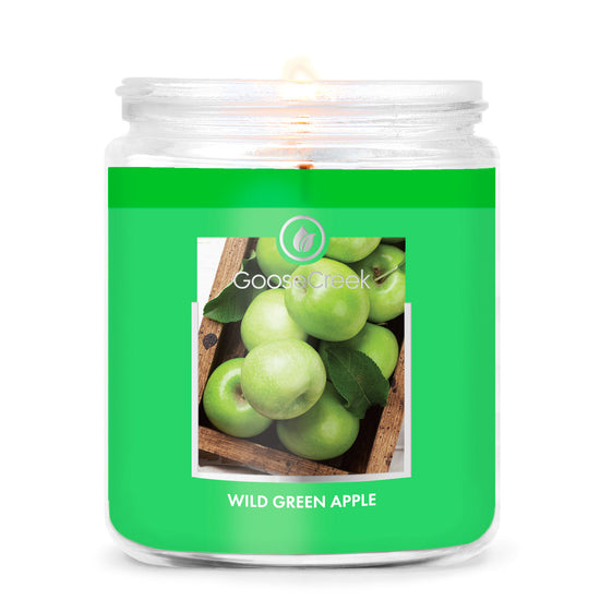 Wild Green Apple 7oz Single Wick Candle