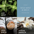 Load image into Gallery viewer, Wild Mint &amp;amp; Birch Aromatherapy 3-Wick Candle
