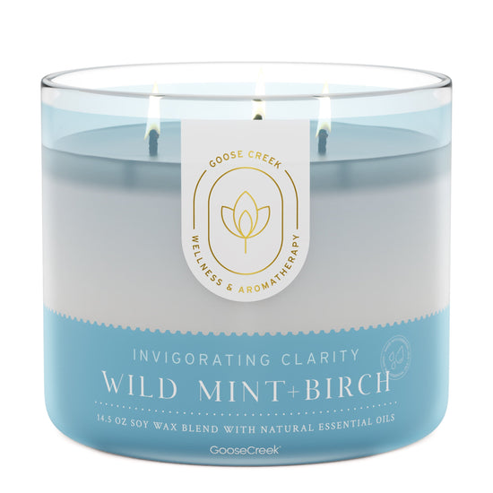 Wild Mint & Birch Aromatherapy 3-Wick Candle