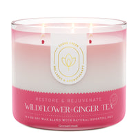 Wildflower Ginger Tea Aromatherapy 3-Wick Candle