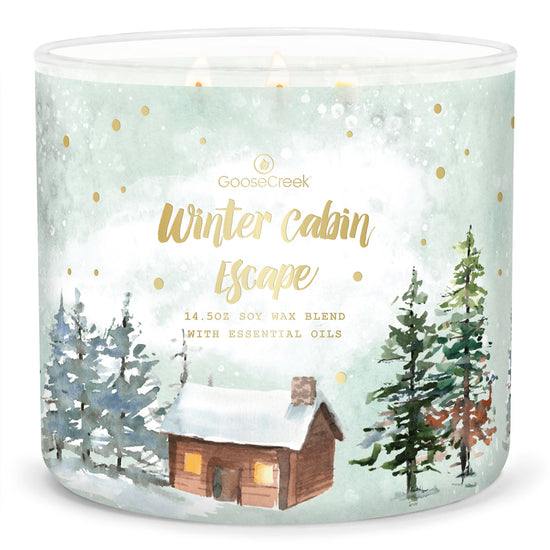 Winter Cabin Escape Large 3-Wick Candle