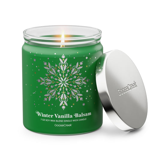 Winter Vanilla Balsam 7oz Single Wick Candle