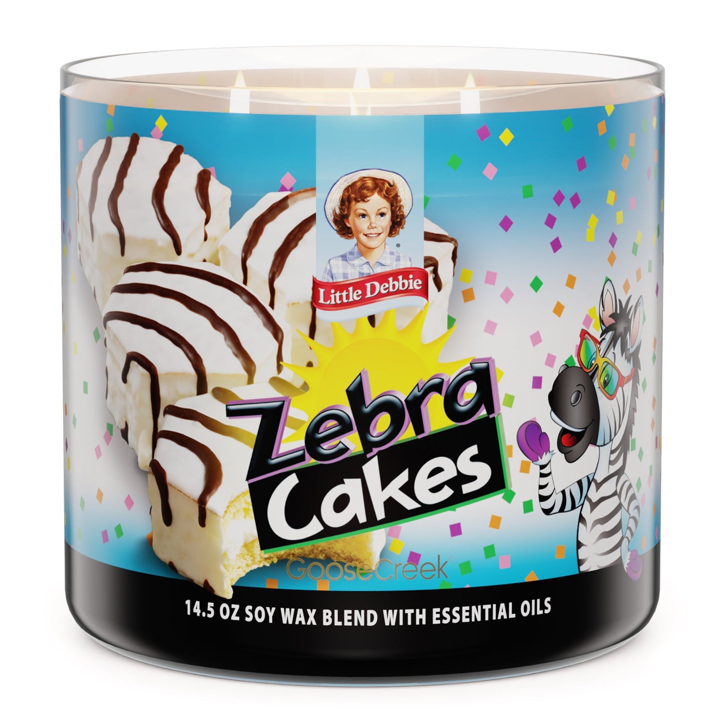 Zebra Cakes Little Debbie ™ 3-Wick Candle