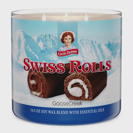 Load and play video in Gallery viewer, Swiss Rolls Little Debbie ™ 3-Wick Candle
