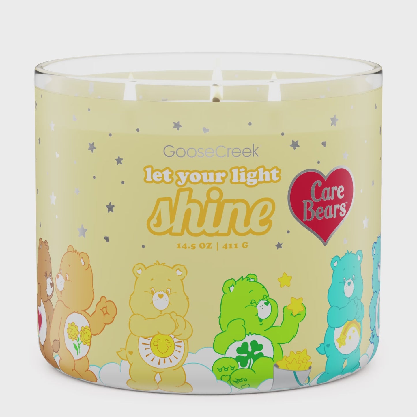 Load and play video in Gallery viewer, Care Bears: Shine Large 3-Wick Candle
