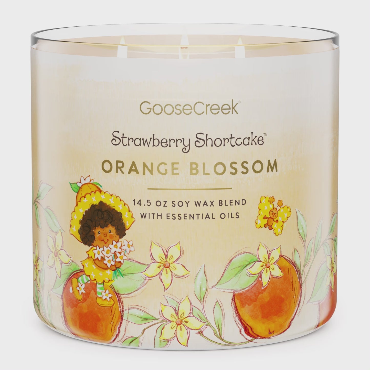Load and play video in Gallery viewer, Orange Blossom 3-Wick Strawberry Shortcake Candle
