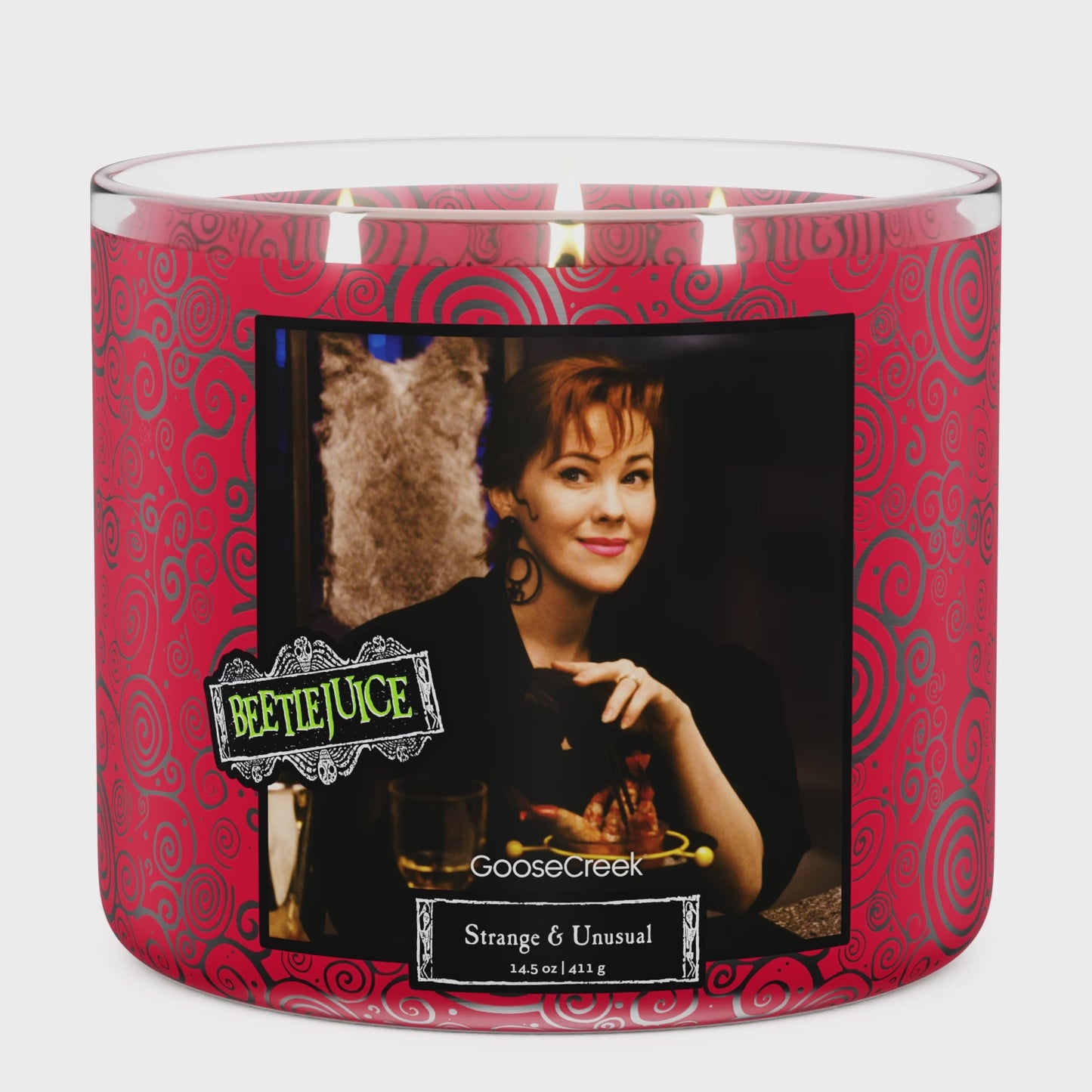 Load and play video in Gallery viewer, Beetlejuice- Strange &amp;amp; Unusual 3-Wick Candle
