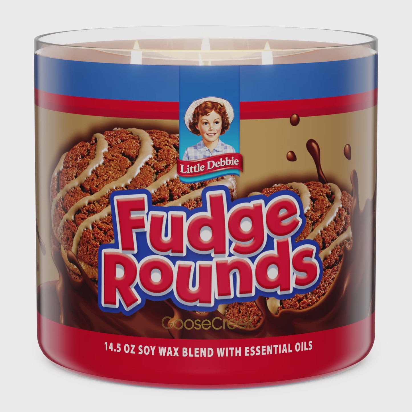 Load and play video in Gallery viewer, Fudge Rounds Little Debbie ™ 3-Wick Candle
