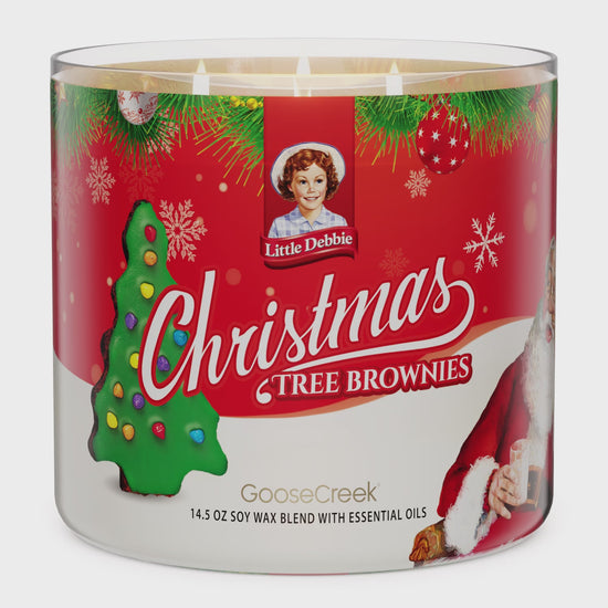 Load and play video in Gallery viewer, Christmas Tree Brownies Little Debbie ™ 3-Wick Candle
