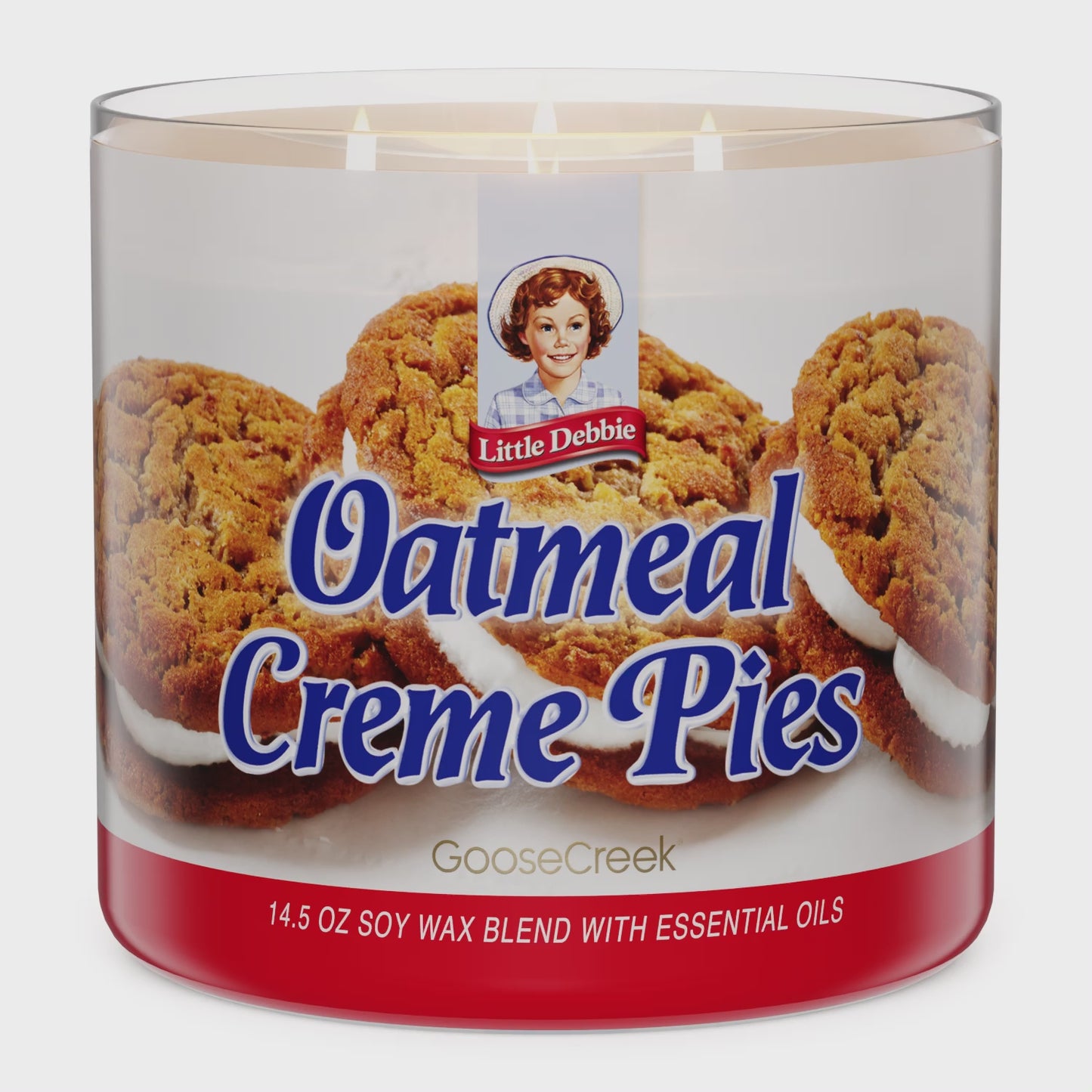 Load and play video in Gallery viewer, Oatmeal Creme Pies Little Debbie ™ 3-Wick Candle
