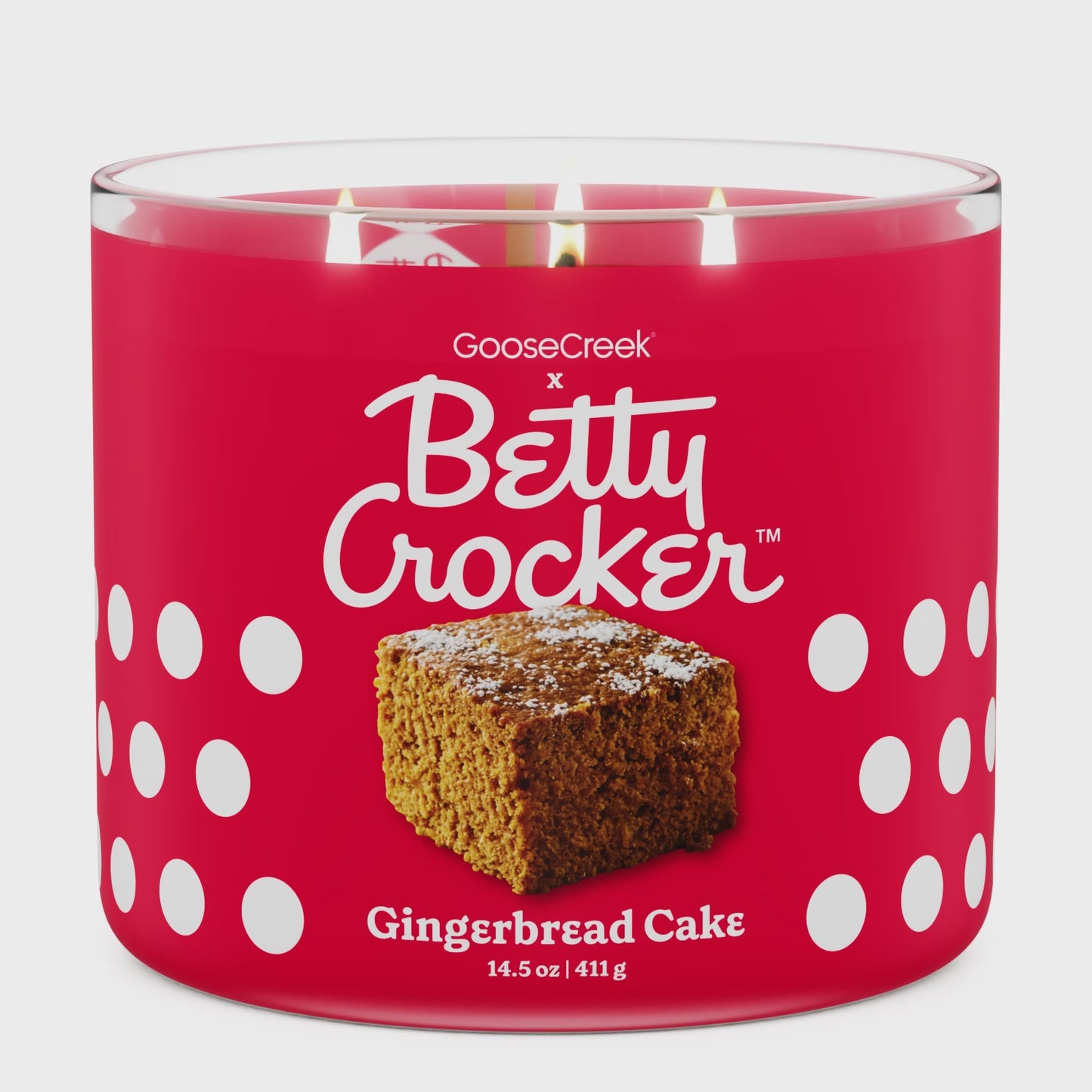 Load and play video in Gallery viewer, Gingerbread Cake Betty Crocker 3-Wick Candle
