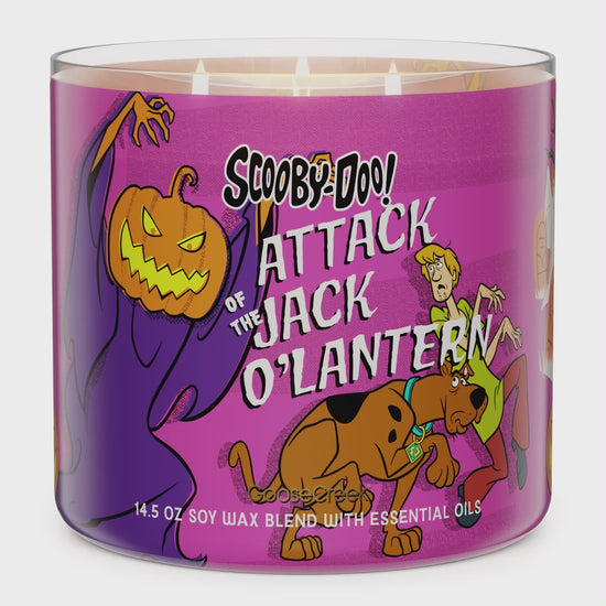 Load and play video in Gallery viewer, Attack of the Jack-O’-Lantern 3-Wick Scooby-Doo Candle
