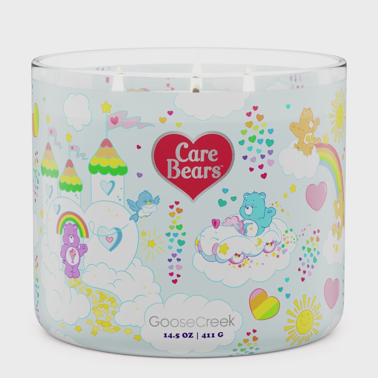 Load and play video in Gallery viewer, Care Bears: Dream Clouds Large 3-Wick Candle
