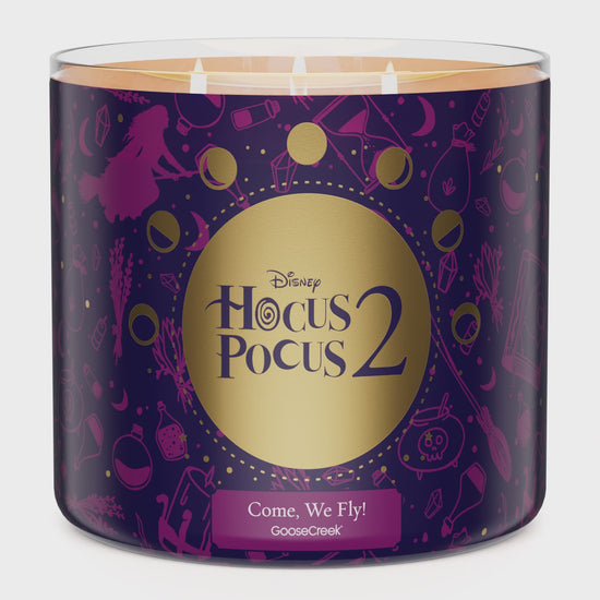 Load and play video in Gallery viewer, Come, We Fly 3-Wick Hocus Pocus 2 Candle

